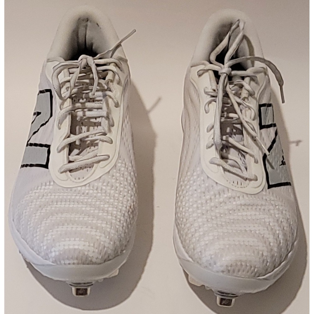 New Balance Mens FuelCell‎ 4040v7 Molded Baseball Metal Cleats White Sz 14US